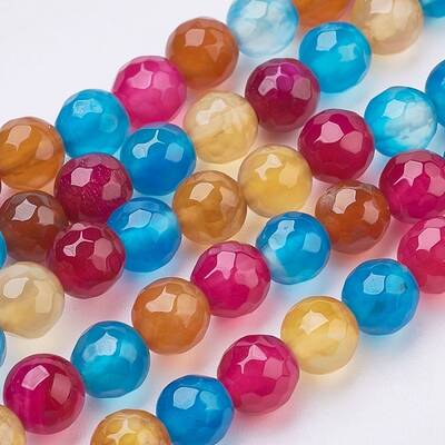 Natural Agate Beads Strands