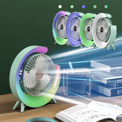 Portable Silent Cooling Fan Air Cooler USB Mini Charging Fan Handheld Desktop Fan Office Bedroom