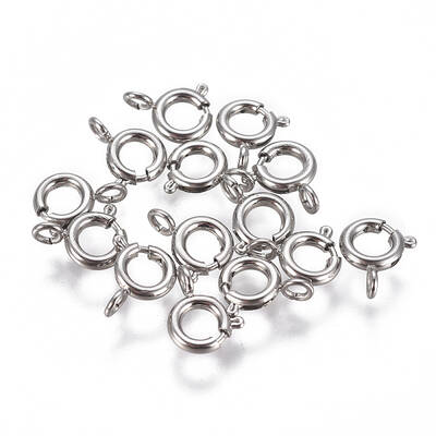 Non-Tarnish 304 Stainless Steel Spring Ring Clasps