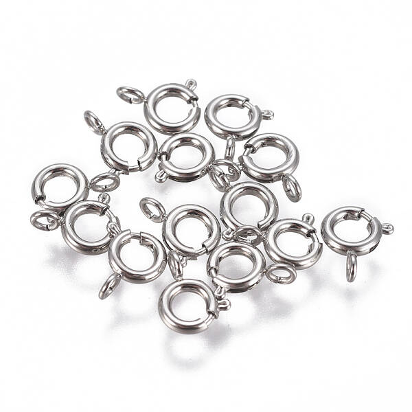 Non-Tarnish 304 Stainless Steel Spring Ring Clasps