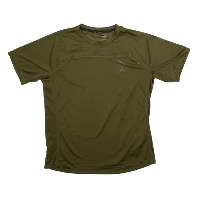 PUMA Mens T-Shirt Green S