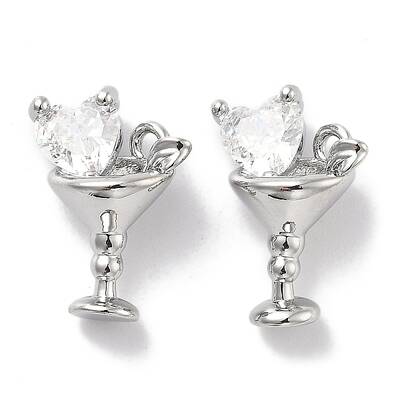 Brass Glass Charms