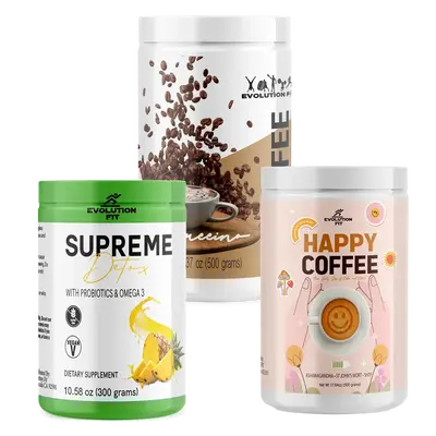 Trio Happy Coffee/Supreme Detox/ Cappuccino