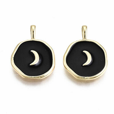 Brass Enamel Pendants