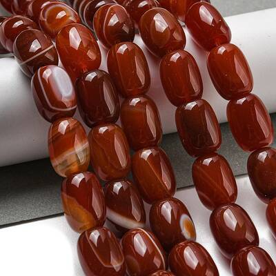 Natural Banded Agate/Striped Agate Beads Strands