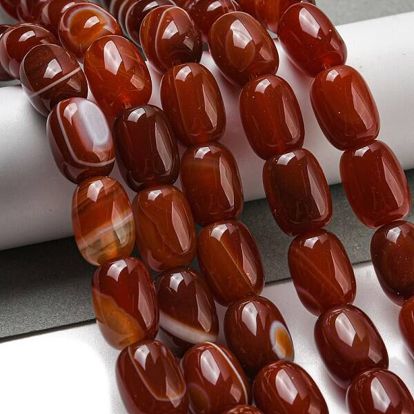 Natural Banded Agate/Striped Agate Beads Strands
