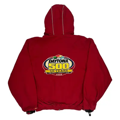 Daytona 500 Chase Authentics Graphic Windbreaker - XL Red Polyester