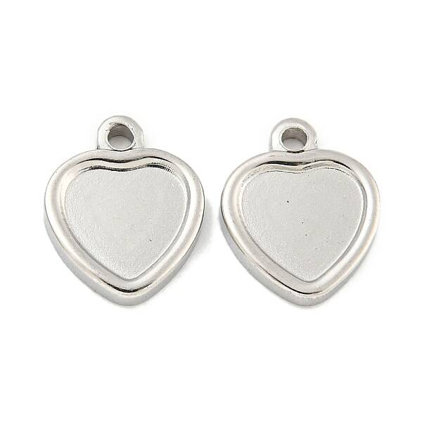 Non-Tarnish 304 Stainless Steel Pendant Cabochon Settings