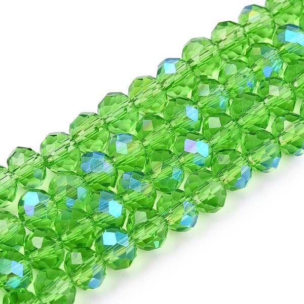 Electroplate Glass Beads Strands