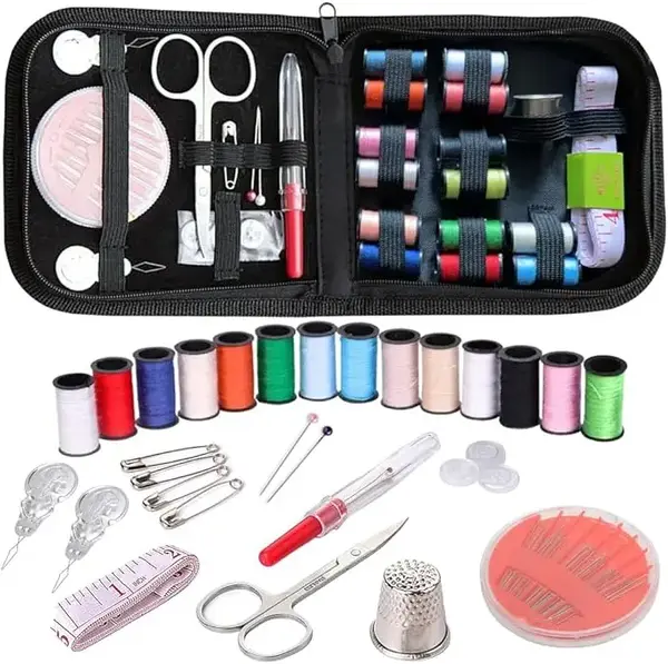 Sewing Kit, Sewing Bag Set, Portable Sewing Kit - DIY Supplies with Accessories, Ideal for Adults, Beginners, Travelers and M...