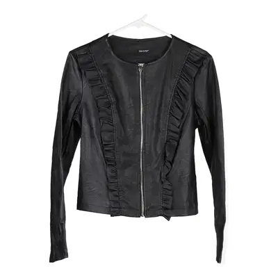 Chic & Pop Jacket - Large Black Leather