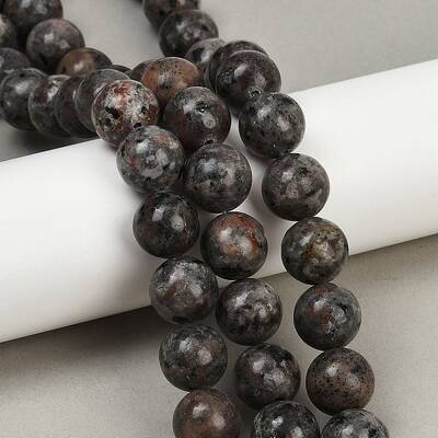 Natural Larvikite Beads Strands
