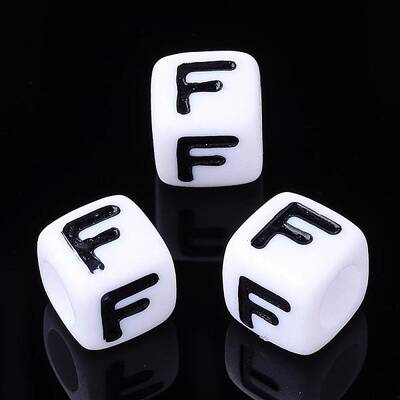 Letter Acrylic Beads