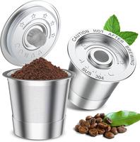 2 Pack K Cup Reusable Coffee Pods for Keurig: Stainless Steel Refillable K Cup - Reusable Coffee Filter for Keurig 1.0 Coffee...