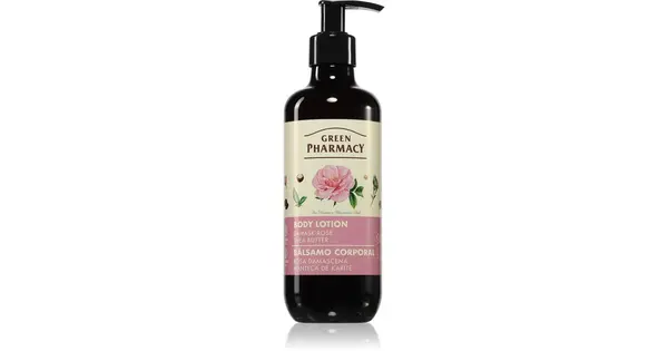 Green Pharmacy Damask Rose & Shea Butter Body Lotion nourishing body milk 400 ml
