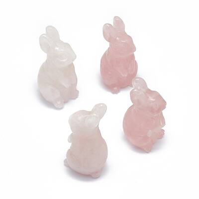 Natural Rose Quartz Sculpture Display Decorations