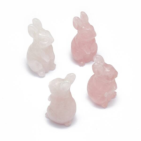 Natural Rose Quartz Sculpture Display Decorations