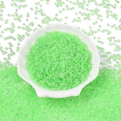 8/0 Inside Colours Transparent Glass Seed Beads