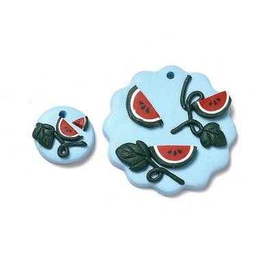 Handmade Polymer Clay Pendants Sets