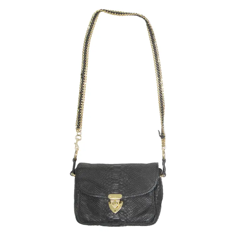 JJB BENSON Womens Shoulder Bag Black