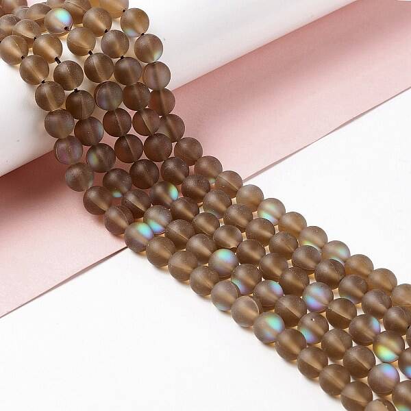 Synthetic Moonstone Beads Strands