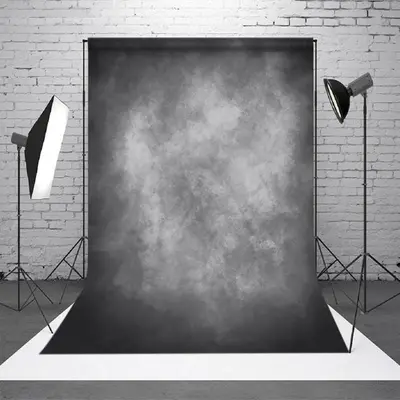 Aperturee Abstract Gray Smoky Swirl Effect Mysterious Backdrop - Aperturee