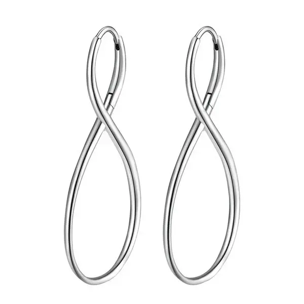 Brosway Elegant Infinity Ribbon Steel Earrings BBN27