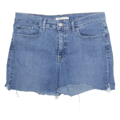 LEVI'S 311 Cut Off Womens Denim Shorts Blue L W33