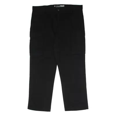 CARHARTT Cargo Workwear Mens Canvas Trousers Black Relaxed Straight W42 L30