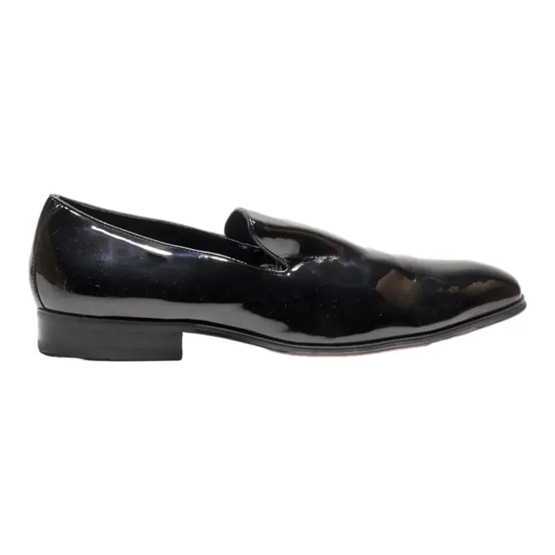 FLORSHEIM Pump Shoes Black Leather Mens UK 10