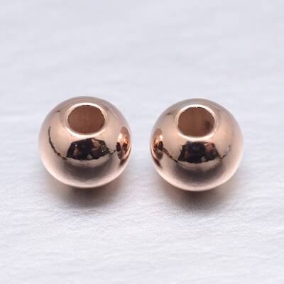 Round 925 Sterling Silver Spacer Beads