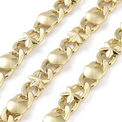 Rack Plating Brass Curb Chains