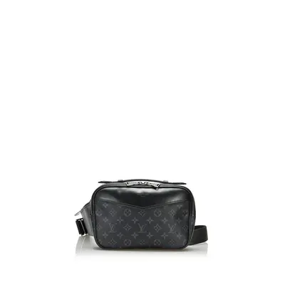 Pre-owned Louis Vuitton Canvas x Monogram Canvas Crossbody Bags Louis Vuitton\tMonogram Eclipse Bumbag Belt Bag