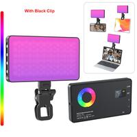 Portable Photography Fill Light Kit, 360° RGB Light with LCD Display Suitable for Live Streaming, High Capacity Photographic...