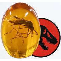 Jurassic 3D Mosquito in   | True 3D  Design Realistic Flat Bottom Shaped | Measures 3.3 Inches Tall Dinosaur DNA Replica Worl...