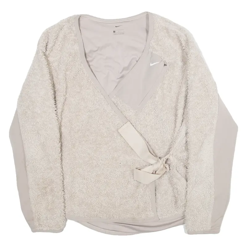 NIKE Womens Jacket Beige L