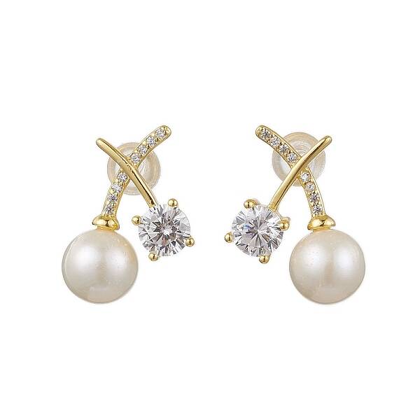 Natural Pearl Ear Studs