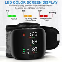 1 piece MD1820 Wrist Blood Pressure Monitor with LCD Display, Adjustable Cuff, Heart Rate Detection and Irregular Heartbeat A...