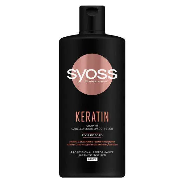 Shampoo alla cheratina Syoss per capelli crespi e secchi 440 ml