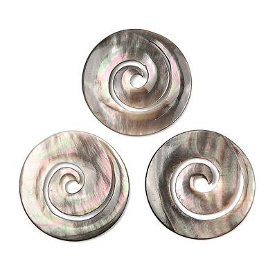 Natural Black Lip Shell Cabochons