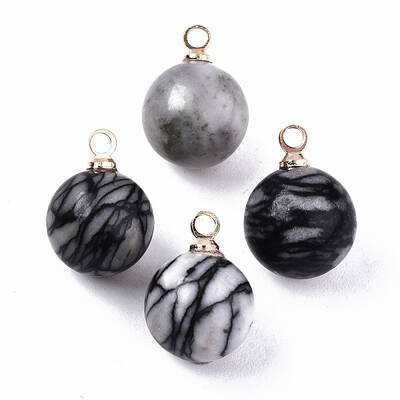 Natural Netstone Charms