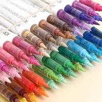 Liquid Acrylic Marker Pen (9 Counts/set), Soft Head Marker Pens, Paint Pens Markers, Colorful Graffiti Painting Coloring Pen ...