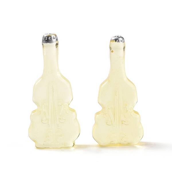 Violin Shape Dummy Wine Bottle Resin Cabochon
