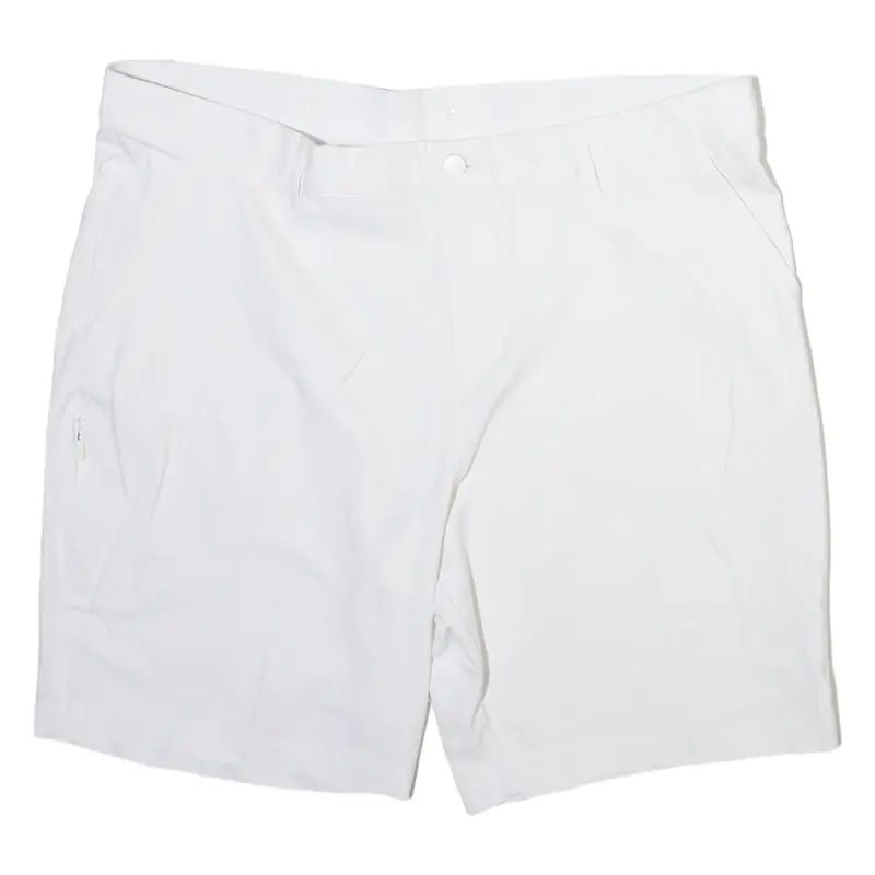 ADIDAS Mens Casual Shorts White Relaxed XL W40