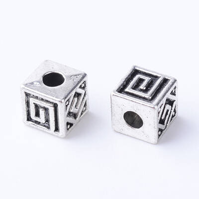 Tibetan Style Alloy Spacer Beads