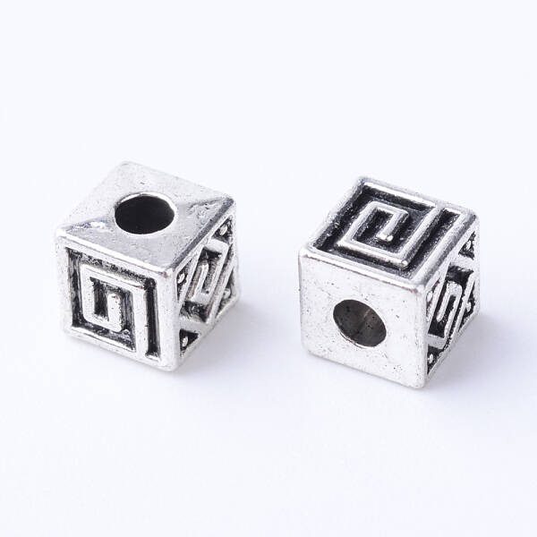 Tibetan Style Alloy Spacer Beads