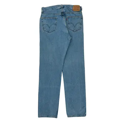 505 Levis Jeans - 36W 35L Blue Cotton