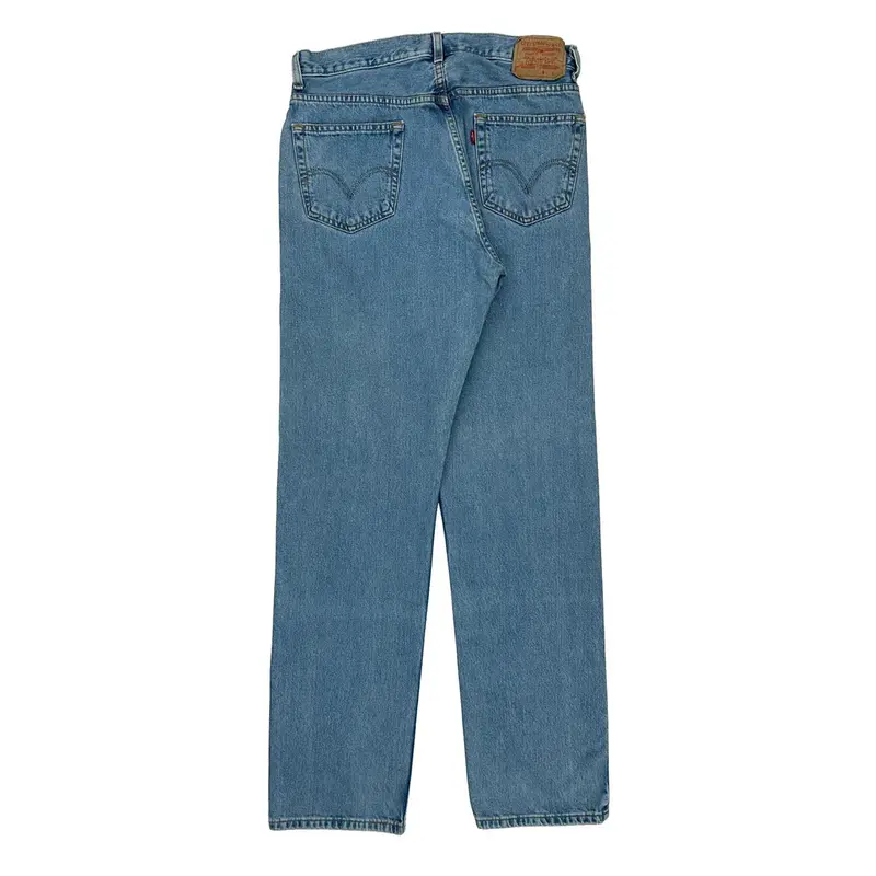 505 Levis Jeans - 36W 35L Blue Cotton