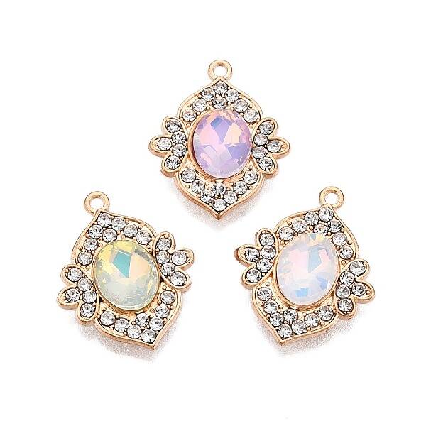 Alloy Glass Pendants