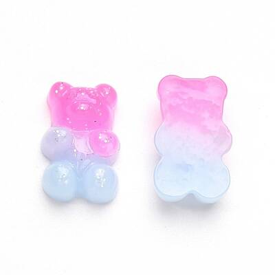 Gradient Color Opaque Resin Cabochons